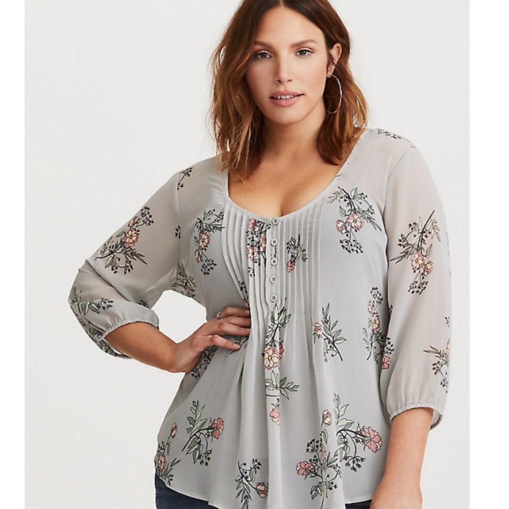 Torrid sheer top